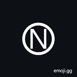 Circled Latin Capital Letter N Symbol