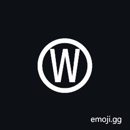 Circled Latin Capital Letter W Symbol