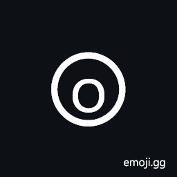 Circled Latin Small Letter O Symbol