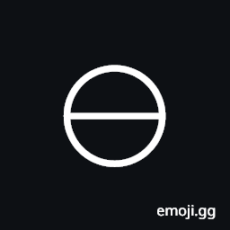 Circled Minus Symbol