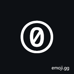 Circled Zero With Slash Symbol