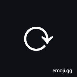 Clockwise Gapped Circle Arrow Symbol