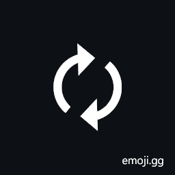 Clockwise Right and Left Semicircle Arrows Symbol