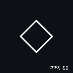 Combining Enclosing Diamond Symbol