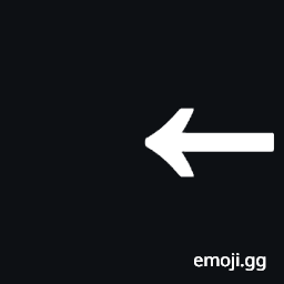 Combining Left Arrow Below Symbol