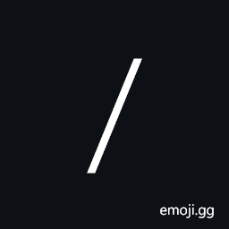 Combining Long Solidus Overlay Symbol
