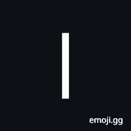 Combining Long Vertical Line Overlay Symbol