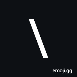 Combining Reverse Solidus Overlay Symbol