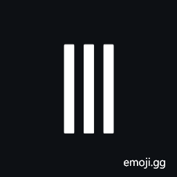 Counting Rod Tens Digit Three Symbol