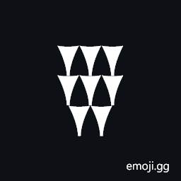 Cuneiform Numeric Sign Eight Variant Form Ussu Symbol