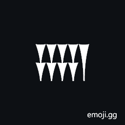 Cuneiform Numeric Sign Nine Dish Symbol