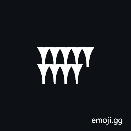 Cuneiform Numeric Sign Nine Gesh2 Symbol