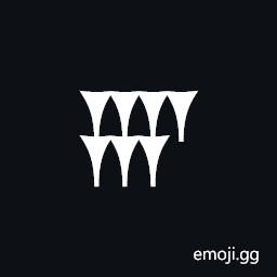Cuneiform Numeric Sign Seven Gesh2 Symbol
