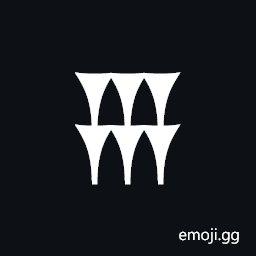 Cuneiform Numeric Sign Six Gesh2 Symbol