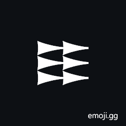 Cuneiform Numeric Sign Six Variant Form Ash9 Symbol