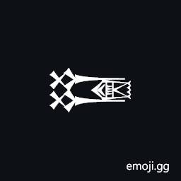 Cuneiform Sign Bu Over Bu Times Na2 Symbol