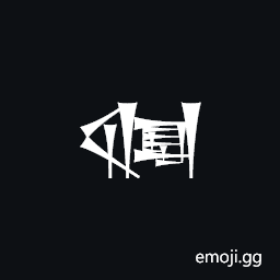 Cuneiform Sign Sag Times Shid Symbol