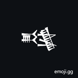 Cuneiform Sign Tum Times Gan2 Tenu Symbol