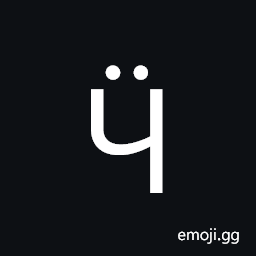 Cyrillic Capital Letter Che with Diaeresis Symbol