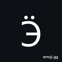 Cyrillic Capital Letter E with Diaeresis Symbol