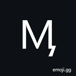 Cyrillic Capital Letter Em with Tail Symbol