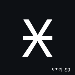 Cyrillic Capital Letter Ha with Stroke Symbol