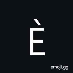 Cyrillic Capital Letter Ie with Grave Symbol