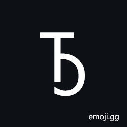 Cyrillic Capital Letter Te with Middle Hook Symbol