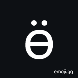 Cyrillic Small Letter Barred O with Diaeresis Symbol