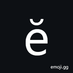 Cyrillic Small Letter Ie with Breve Symbol