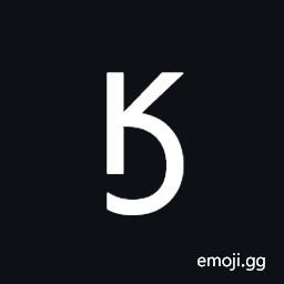 Cyrillic Small Letter Ka with Hook Symbol