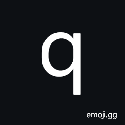 Cyrillic Small Letter Qa Symbol