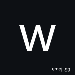 Cyrillic Small Letter We Symbol