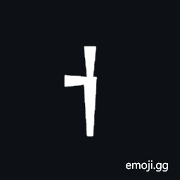 Dagger with Left Guard Symbol