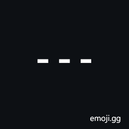 Dashed Low Line Symbol