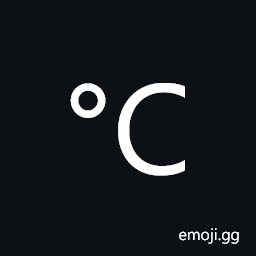 Degree Celsius Symbol