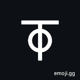 Dentistry Symbol Light Down and Horizontal with Circle Symbol