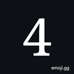 Digit Four Symbol