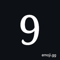 Digit Nine Symbol