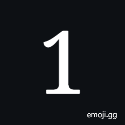Digit One Symbol