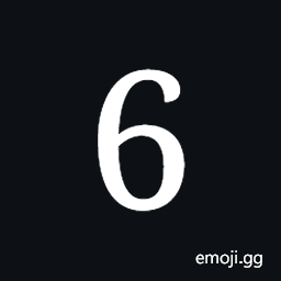 Digit Six Symbol