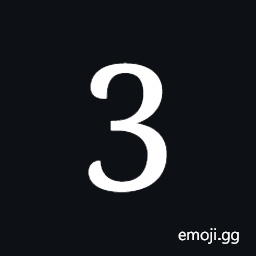 Digit Three Symbol