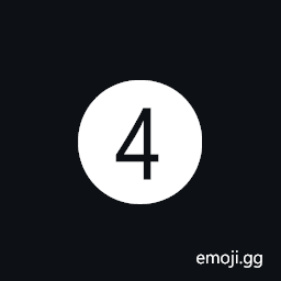 Dingbat Negative Circled Sans-Serif Digit Four Symbol