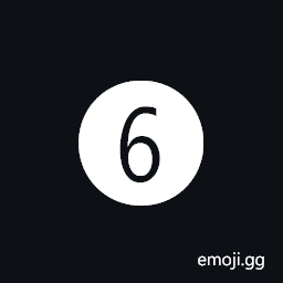 Dingbat Negative Circled Sans-Serif Digit Six Symbol