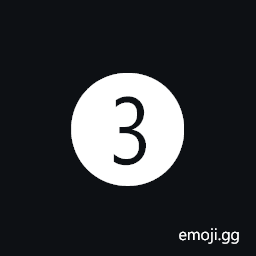 Dingbat Negative Circled Sans-Serif Digit Three Symbol