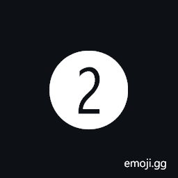 Dingbat Negative Circled Sans-Serif Digit Two Symbol