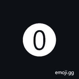 Dingbat Negative Circled Sans-Serif Digit Zero Symbol