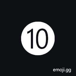Dingbat Negative Circled Sans-Serif Number Ten Symbol