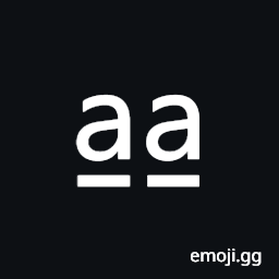 Discontinuous Underline Symbol Symbol