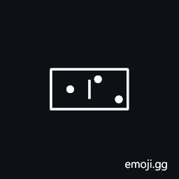 Domino Tile Horizontal-01-02 Symbol